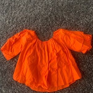 Orange blouse never worn